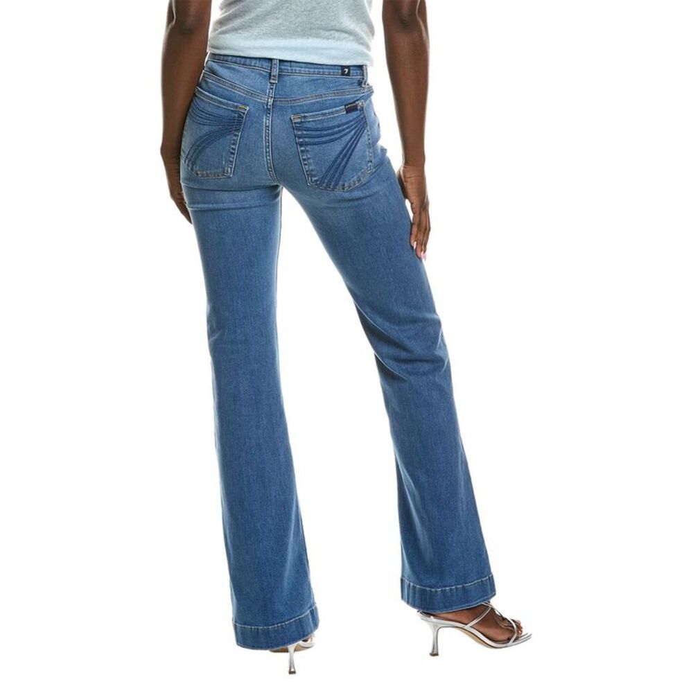 7 For All Mankind Women's Light Blue Flare Jeans